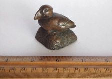 1979 Charles Earnhardt Wildlife Collection Cold Cast Bronze Atlantic Puffin *2