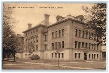 1916 College Of Engineering University Of Illinois Champaign Illinois Postcard picture