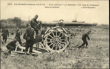 WWI French soldiers Grand Guerre artillery howitzer Rimailho 155mm military PC picture