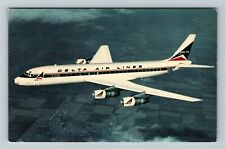 Delta Douglas DC-8 Fanjet Vintage Postcard picture