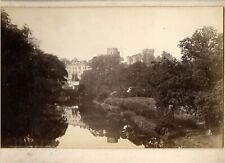 Albumen Print Warwick Castle from Bridge c1870 James Valentine Photograph picture