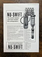 Nu-Swift Fire Extinguishers Elland Yorkshire 1956 Press Cutting - r356 picture