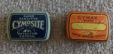 Vintage Collectable crystal detector tins Qty of 2 picture