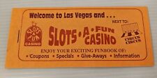 Slots A Fun Casino Las Vegas FunBook Coupon Book picture