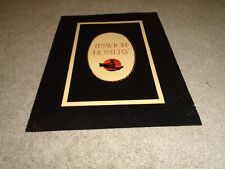 Vintage Ipswich Hosiery Advertising Lanel for Box, Halloween/Witch picture