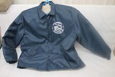 Vintage Blue US Navy USS Mighty Missouri BB-63 Jacket Veterans USA Made Wool picture