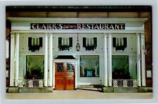 Cleveland OH-Ohio, Clark's Colonial Restaurant, Exterior, Vintage Postcard picture