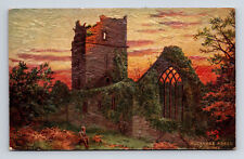 Muckross Abey Church Ruins Killarney Ireland Raphael Tuck's Oilette Postcard picture