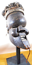 Large Old Genuine SALAMPASU Mask Intact & Complete DRC Congo [Boston Primitive] picture