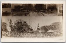 Victoria BC Marine Ships Construction Ship Workers Scarce RPPC Postcard H63 picture