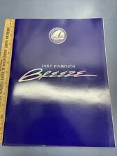 Vintage Nos 1997 Plymouth Breeze Deluxe Color Dealership Brochure 28 Pages ￼ picture