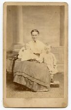 Woman with Kids CDV Photo by A. C. Mcintyre, Brockville C.W. Canada West picture