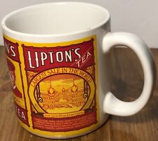 Vintage Lipton’s Finest Tea Mug Advertising The Tin Box Company Of America  picture