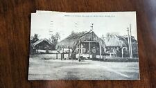 Vintage Postcard Seminole Indian Village Musa Isle Miami FL 1937 K4 picture