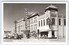Postcard Havre MT Street View Grand And Fair Hotel Real Photo RPPC Posted 1949 picture