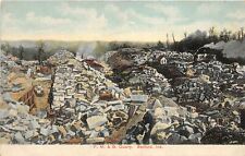 G87/ Bedford Indiana Postcard c1910  P.M.&B Stone Quarry Occupational 4 picture