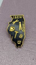Vintage IBEW LU LOCAL UNION 1306 LAPEL PIN Metal International Brotherhood  picture