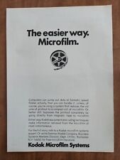 Kodak Company 1970 Vintage Print Ad Microfilm Systems Reel Of Film picture