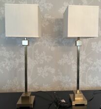 Chelsea House Forest Brushed Brass Gold Table Lamps Set Of 2 Buffet Dining Lamps picture
