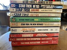 Vintage Collection of 10 Star Trek Paperback Books.  1969-1984. picture