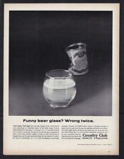 1964 COUNTRY CLUB Malt Liquor Print Ad 