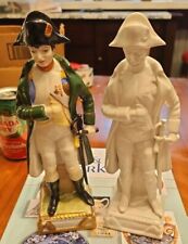 Pair Mid 1800s Napoleon Dresden Style Handcrafted Figurines 10