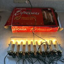 Vintage Noma Expressions Clip On Candelabra String Lights Set - 10 Candles picture