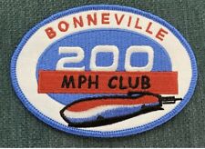 Bonneville Salt Flats Speed Record 200 MPH Club Utah Vintage Style Patch Hat Cap picture