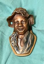 Antq JUDD Cast Iron Johnny Griffin paper letter clip #5247 EXCELLENT Polychrome picture