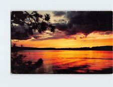 Postcard Shimmering Waters Sunset Scene picture