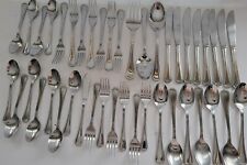 43 Vintage International Stainless Steel Flatware Silverware Forks Knives Spoons picture