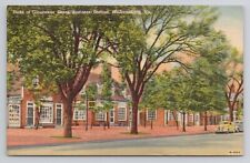 Postcard Duke of Gloucester Street Business Section Williamsburg Virginia picture