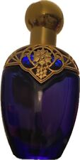 Vintage Avon Cobalt Mesmerize Spray Perfume Blue Bottle Gold Filigree 90% Full picture