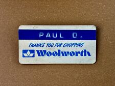 Vintage Woolworth Employee Name Tag Badge picture