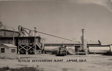 Lamar Colorado RPPC Dehydrating Plant 1950s Vintage truck Postcard picture