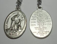 St Francis of Assisi Prayer of Peace Holy Medal on 24