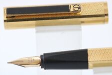 Vintage Alfred Dunhill Gemline Gold Plated Medium Fountain Pen picture