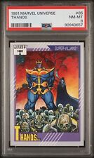 1991 Impel Marvel Universe #85 Thanos PSA 8 picture