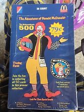 McDonalds RacingTrading Cards 1996 Mcdonaldland 500 -  36 Packs Factory Sealed picture