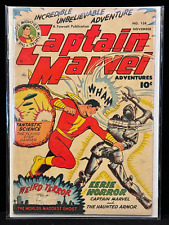 Captain Marvel Adventures #138 (1952 Fawcett) GORGEOUS RARE GOLDEN-AGE GEM ⚡🔥 picture