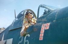 WW2 Picture Photo US Air Force Ace Jeremiah OKeefe F4U Corsair 6225 picture