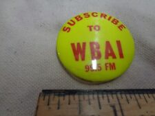 Vintage Long Island Radio Station WBAI 1975 1976 used vintage FM picture