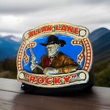 Western Belt Buckle Allan Rocky Lane Limited Edition 2500 Made In USA picture