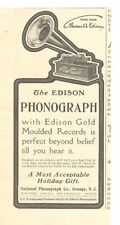 1904 Edison Phonographs  Magazine Ad   picture