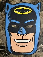 RARE 1966 BATMAN & ROBIN 2-Sided Promotional Mask GE Television Show Sponsor picture