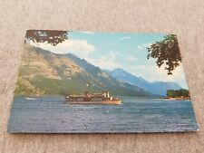 Waterton Lakes Nat Park Canada Launch International Passenger Ferry Postcard picture
