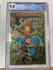 Superman #82 10/93 CGC 9.8 Real superman/chromium cover picture