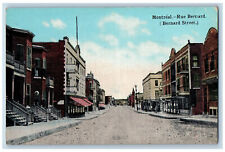 Montreal Quebec Canada Postcard Bernard Street Scene c1910 Antique Unposted picture