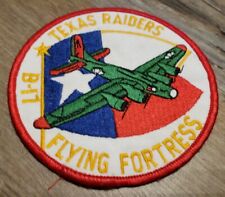 Texas Raiders Flying Fortress B-17 Bomber Air Plane Military aviation Patch picture