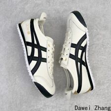 New2024 Onitsuka Tiger MEXICO66- Classic Beige/Black Shoes Unisex Retro Sneakers picture